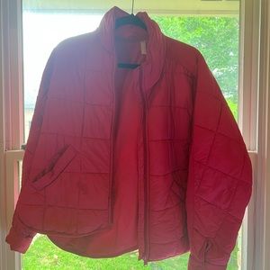 FP Movement pink packable pippa puffer
